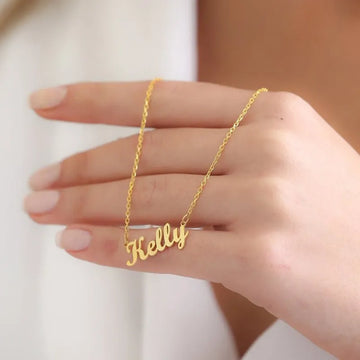 Collar con nombre personalizado en plata de ley 925