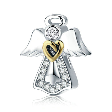 Charms de ángel de la guarda en plata de ley 925