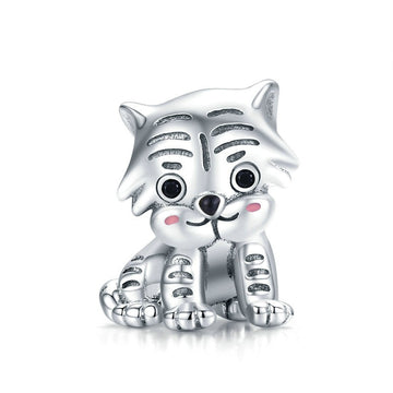 Charms de tigre pequeño en plata de ley 925