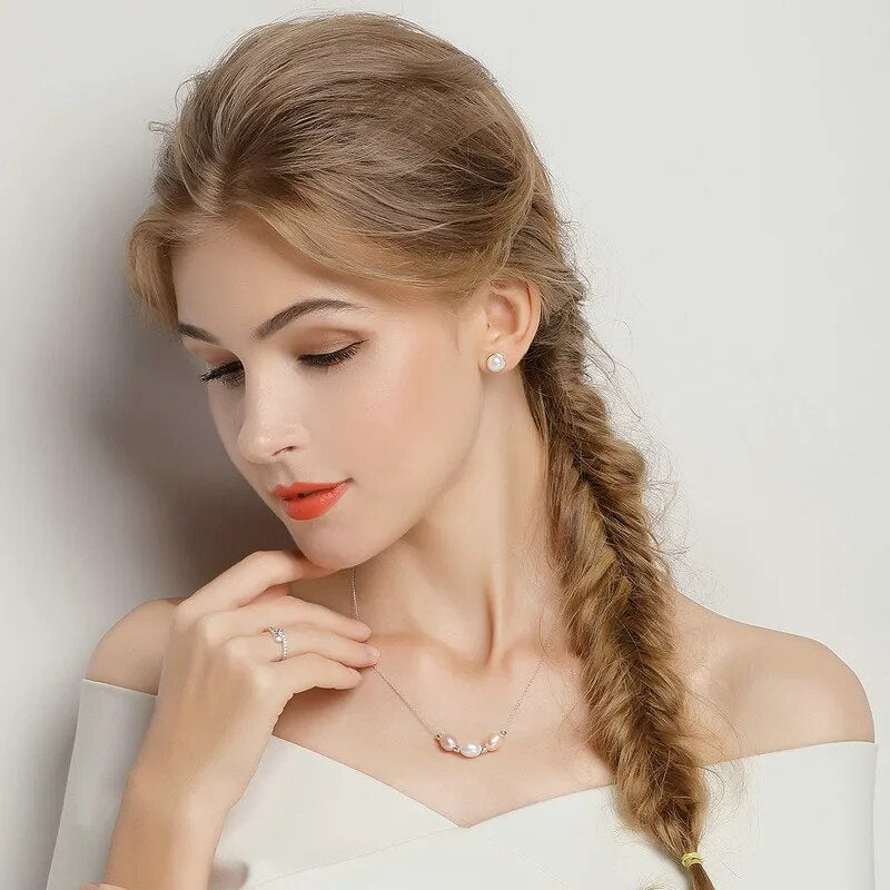 Collana da donna a forma di sirena, in argento Sterling 925, con Collana da donna a forma di sirena, in argento Sterling 925, con