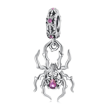 925 Sterling Silver Spider Charms