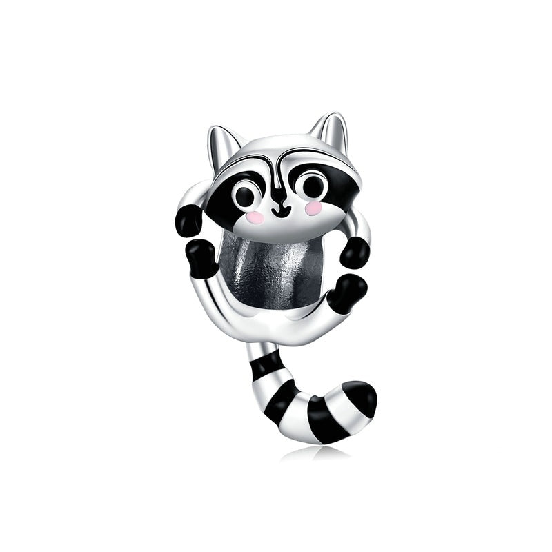 925 Sterling Silve Raccoon Charms