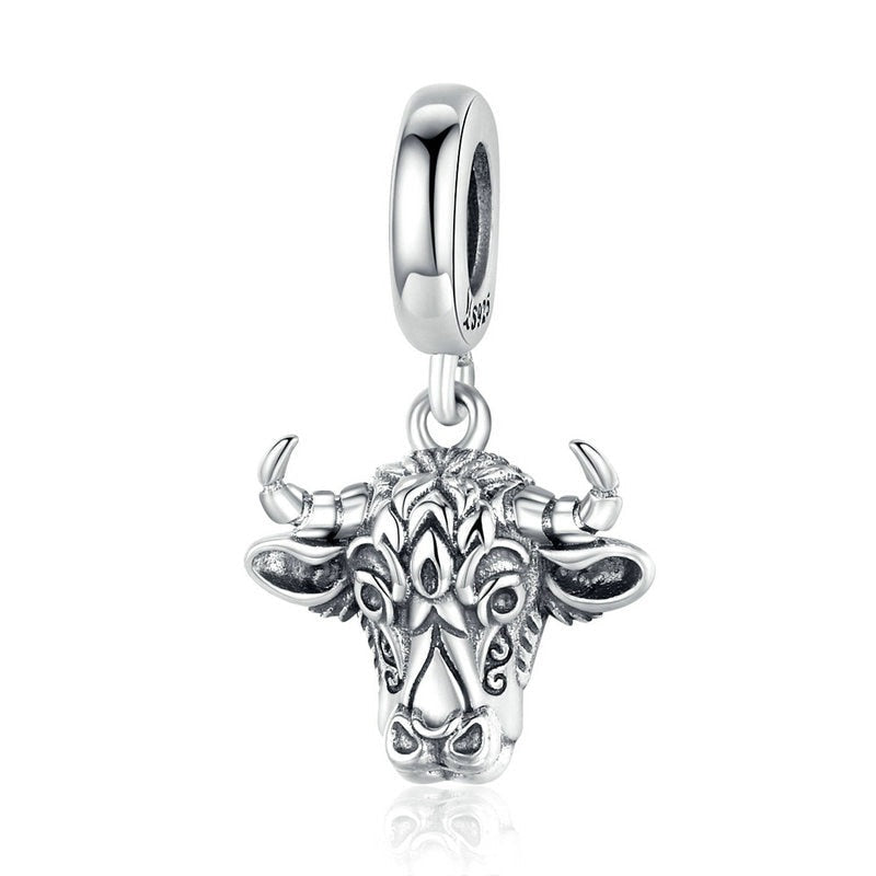 925 Sterling Silver Tauren Vintage Bull Charms
