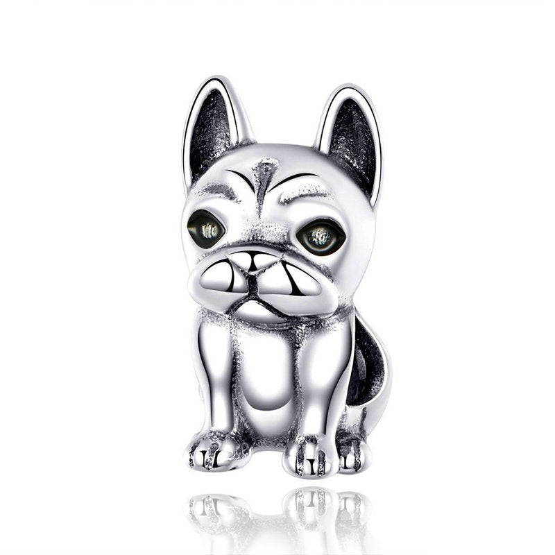 925 Sterling Silver French Bulldog Charms