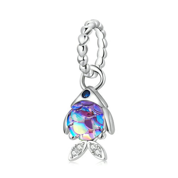 925 Sterling Silver Fancy Fish Charms