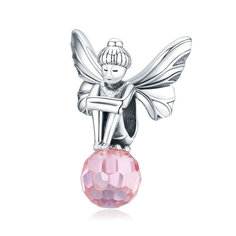 925 Sterling Silver Flower Elf Fairy Charms