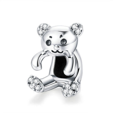 Ciondoli a forma di orsetto in argento sterling 925
