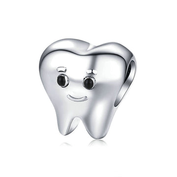 925 Sterling Silver Lovely Tooth Charms