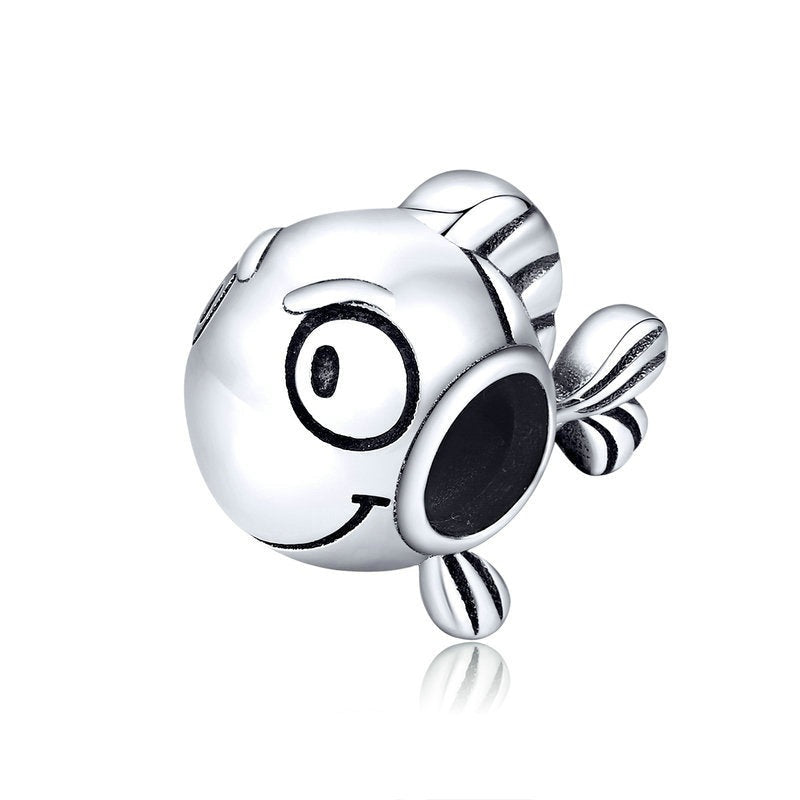 925 Sterling Silver Marine Clownfish Charms