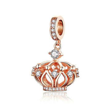 925 Sterling Silver Princess Crown Charms
