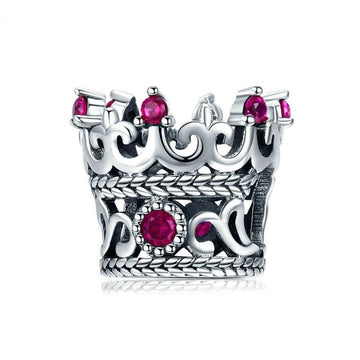 925 Sterling Silver Queen Crown Charms