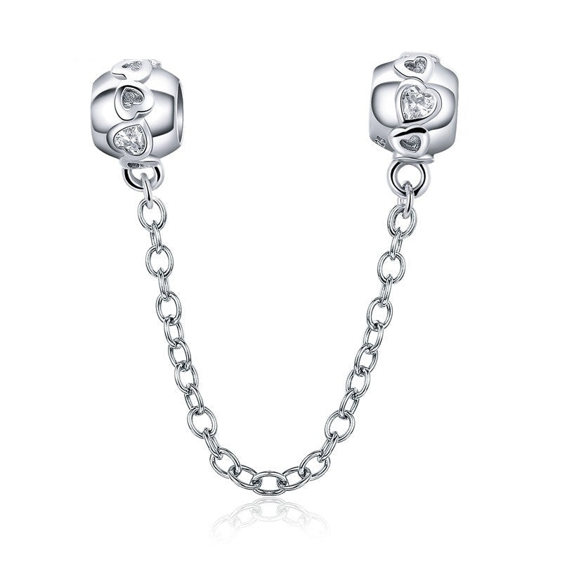 925 Sterling Silver Romantic Heart Charms