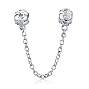 925 Sterling Silver Romantic Heart Charms