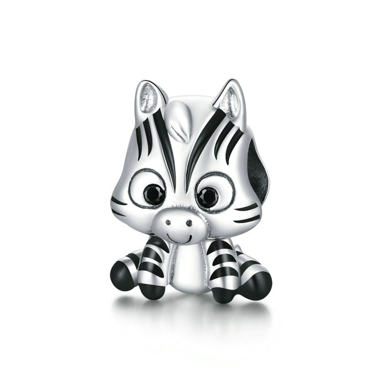 925 Sterling Silver Vintage Zebra Charms