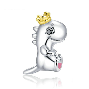 925 Sterling Silver Little Dinosaur Charms