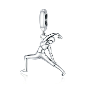 925 Sterling Silver Yoga Position Charms