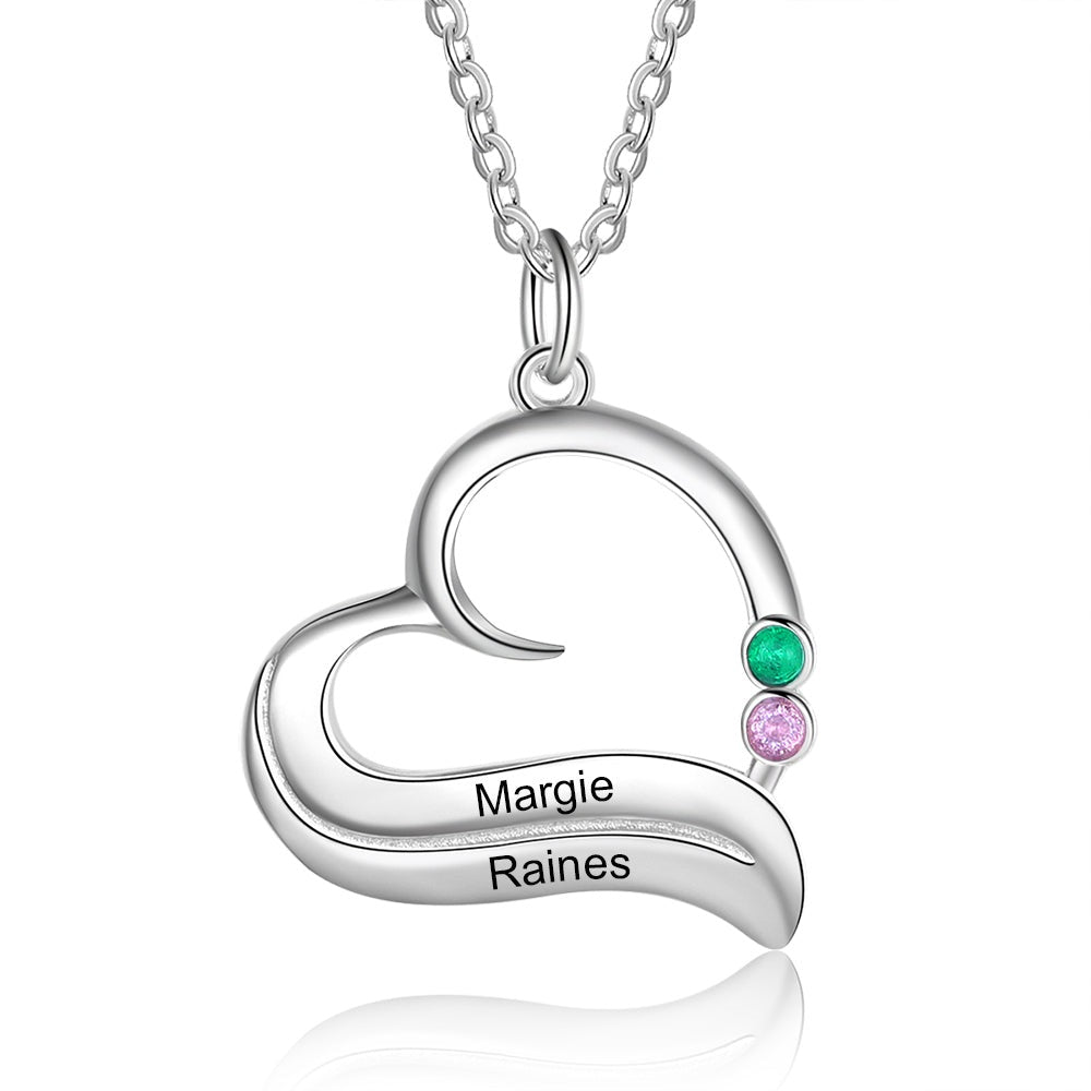 Collana con ciondolo inciso con nome personalizzato