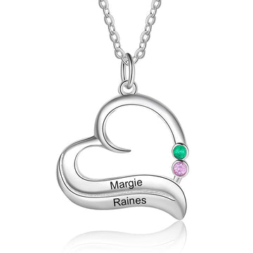 Collana con ciondolo inciso con nome personalizzato