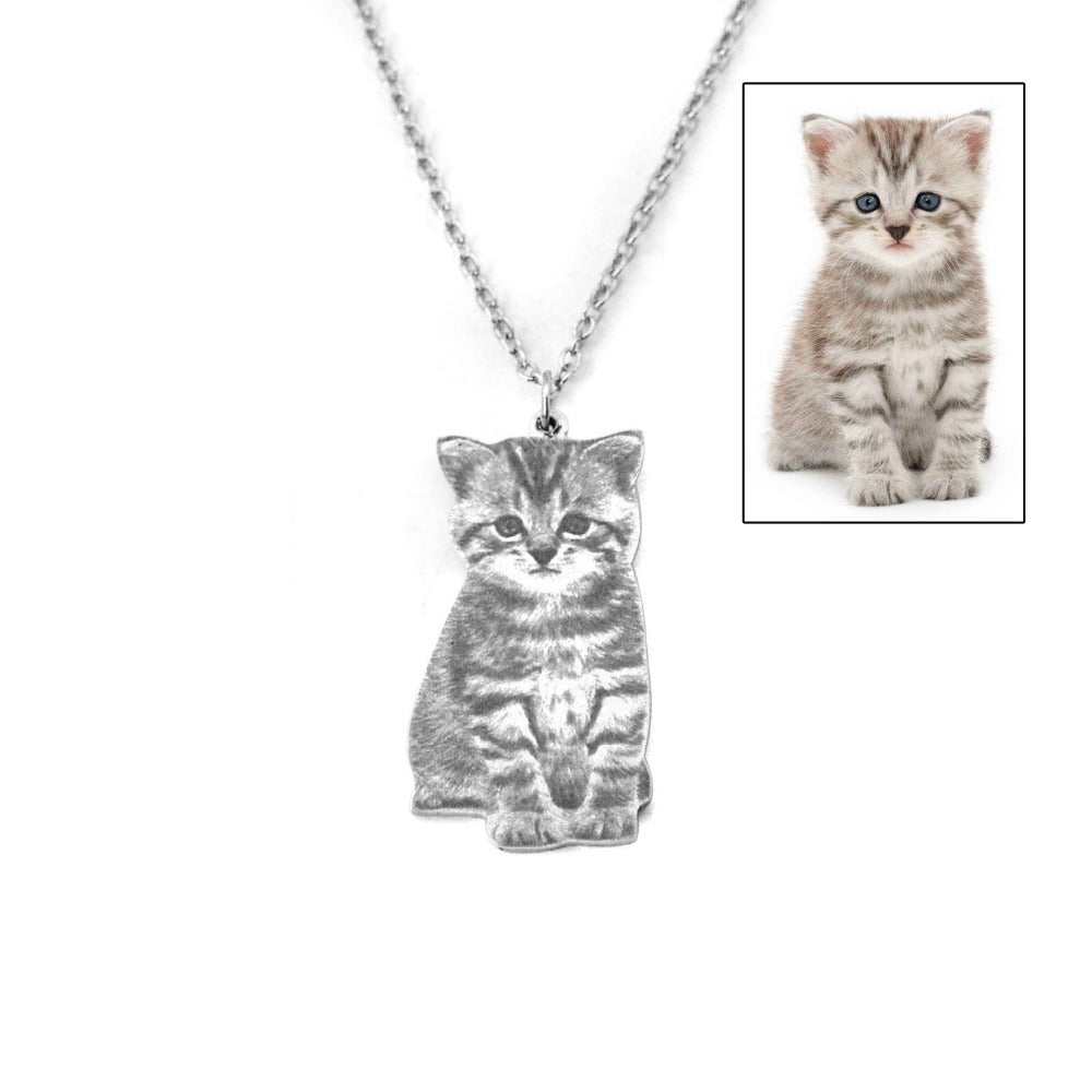 Collana personalizzata con nome del cane in argento