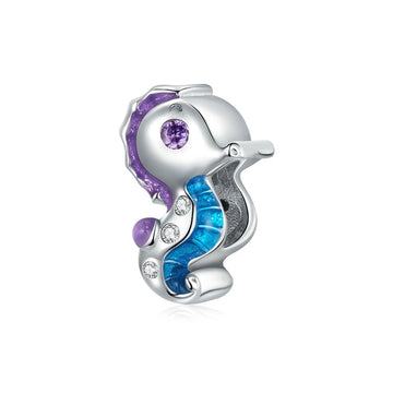Ciondoli a forma di squama di coda di pesce con sirena in argento sterling 925