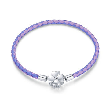 925 Sterling Silver Clover Lucky Bracelet
