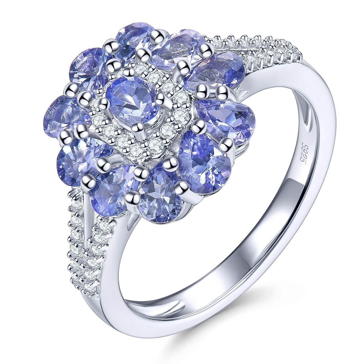 Genuine Gemstone S925 Natural Tanzanite Ring