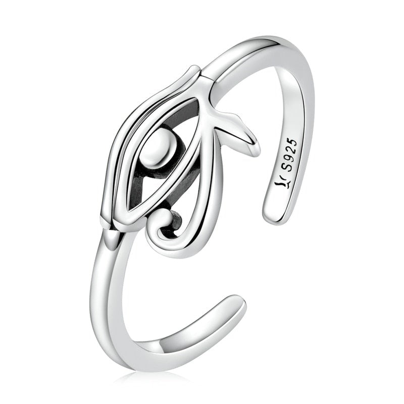 925 Sterling Silver Eye of Horus Egypt Ring