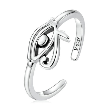 925 Sterling Silver Eye of Horus Egypt Ring
