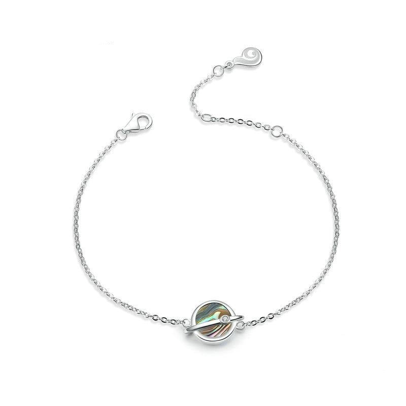 Sterling Silver Planet Collection Chain Bracelet