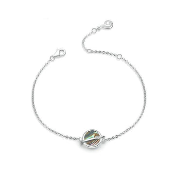 Sterling Silver Planet Collection Chain Bracelet